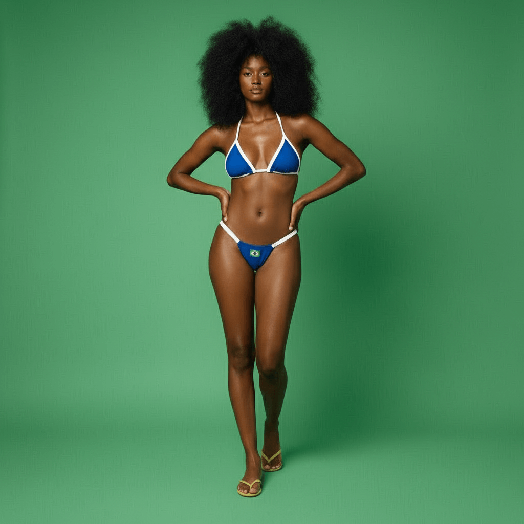 Biquíni Cortininha Brasil