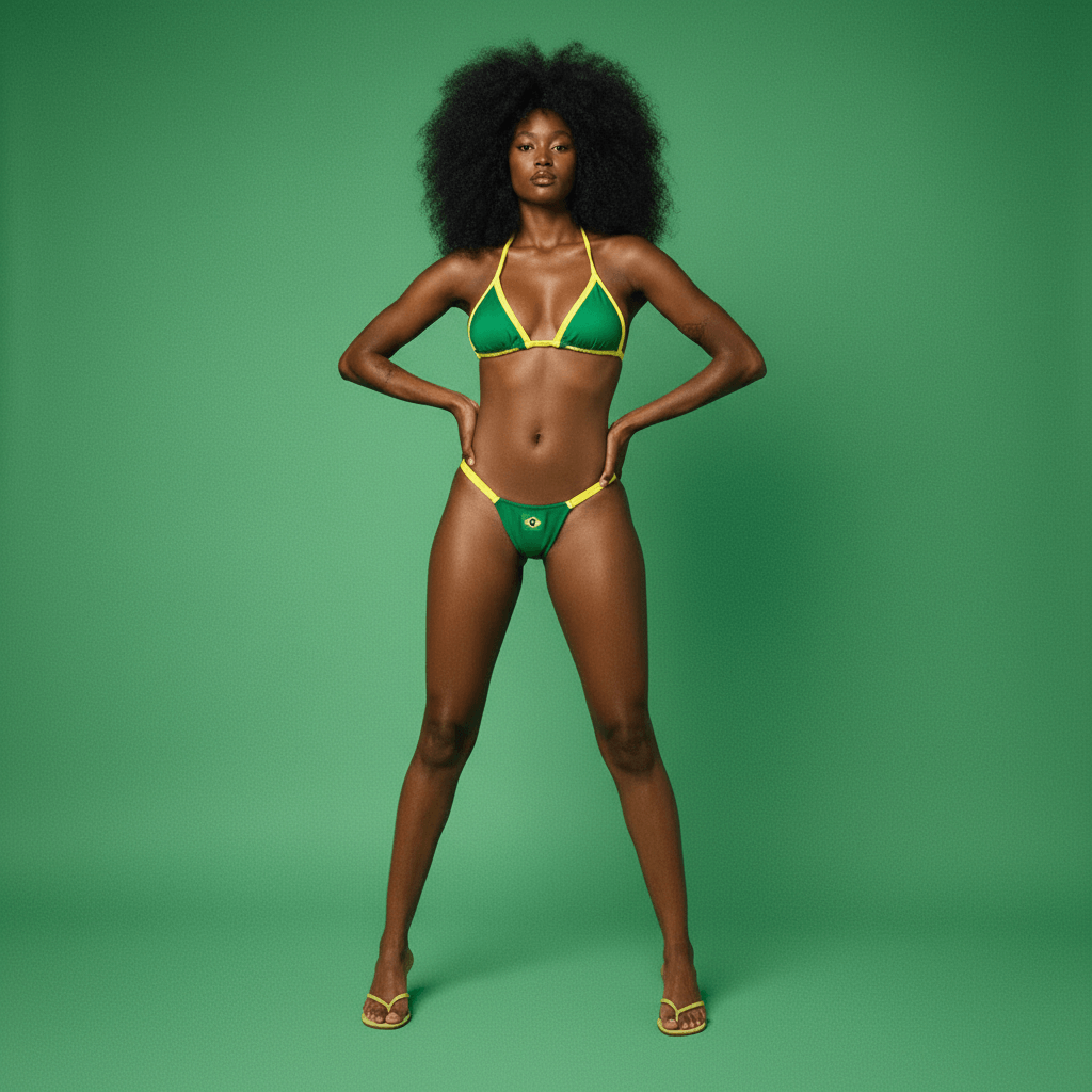 Biquíni Cortininha Brasil