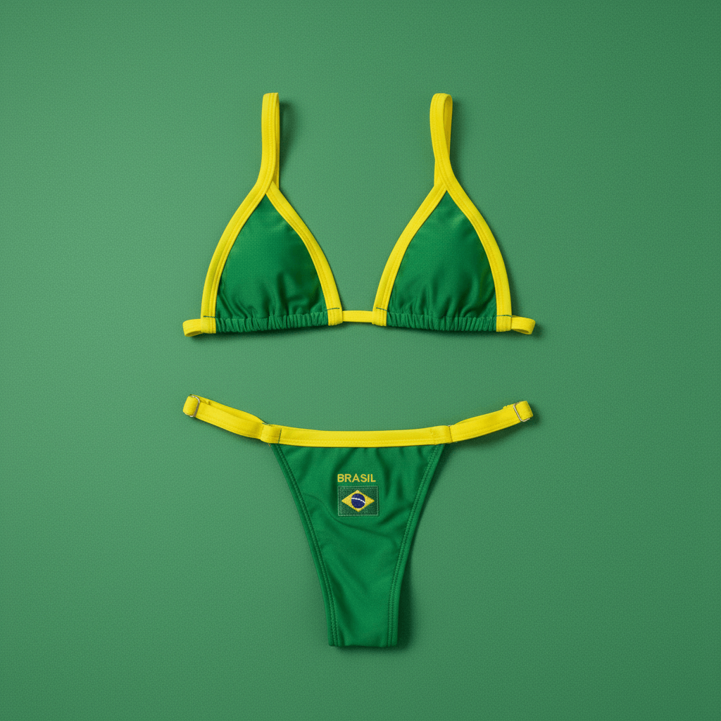 Biquíni Cortininha Brasil