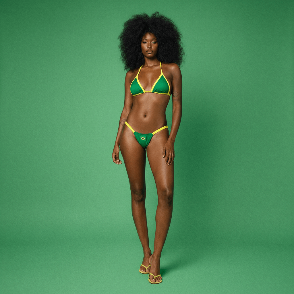 Biquíni Cortininha Brasil