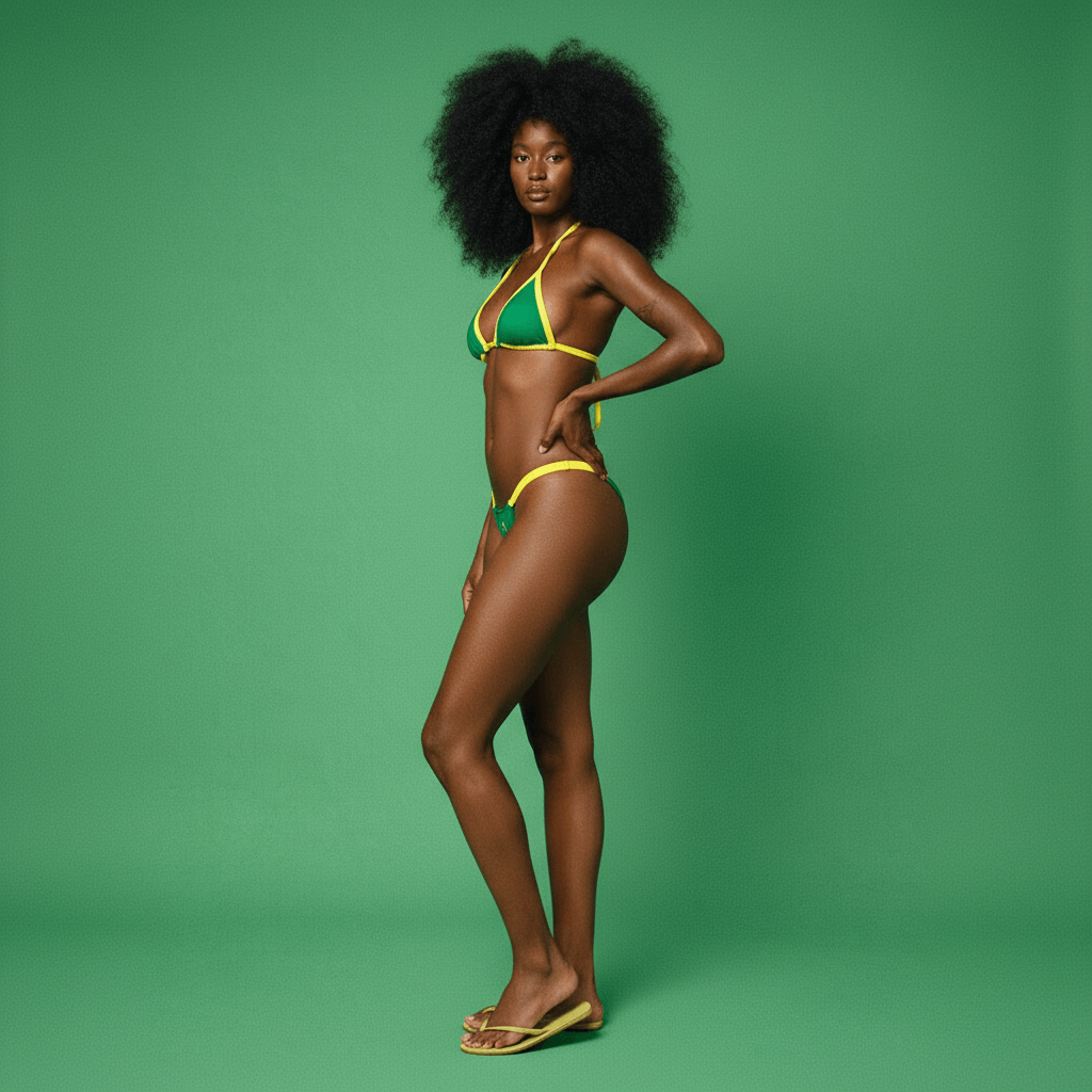 Biquíni Cortininha Brasil